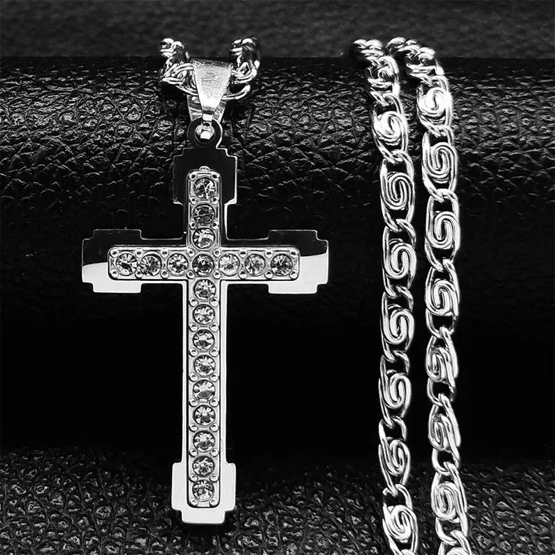 Luxury Cross Necklace Pendant FaithVerse