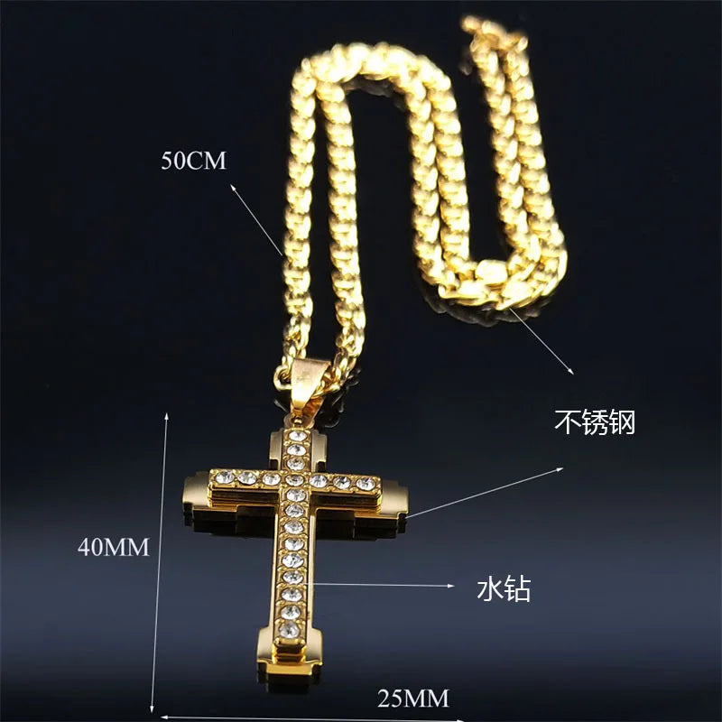Luxury Cross Necklace Pendant