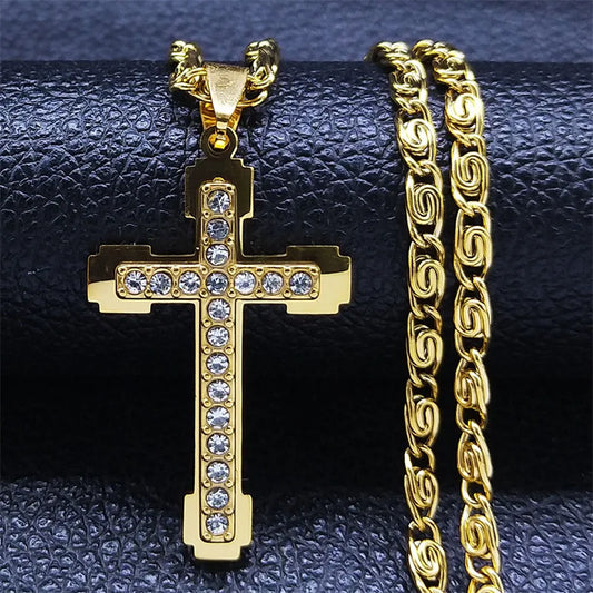 Luxury Cross Necklace Pendant