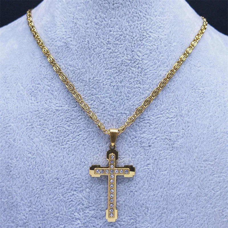 Luxury Cross Necklace Pendant