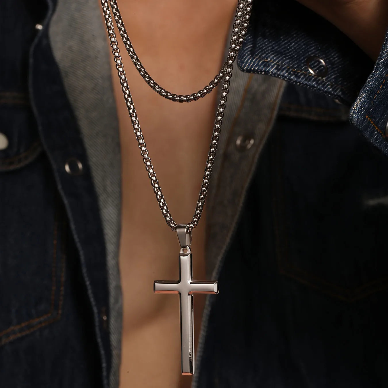 Minimalism Cross Necklace
