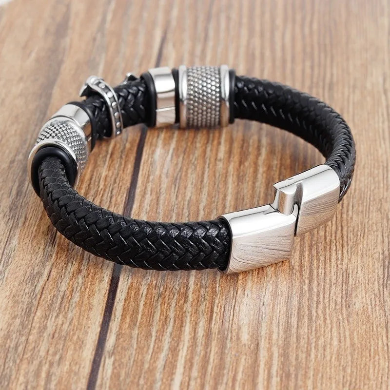 Men Cuff Cross Bracelet