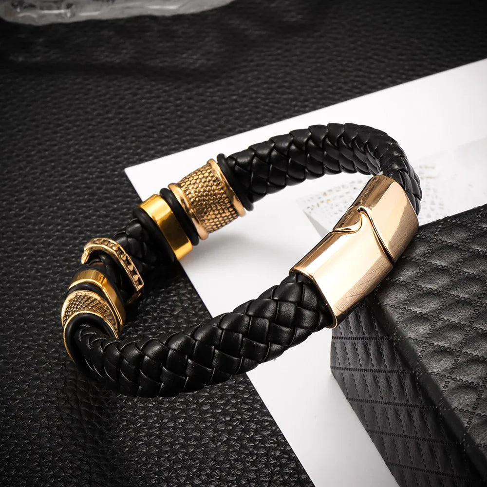 Men Cuff Cross Bracelet