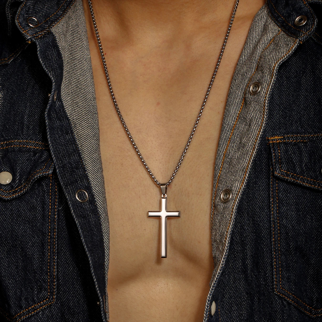 Minimalism Cross Necklace