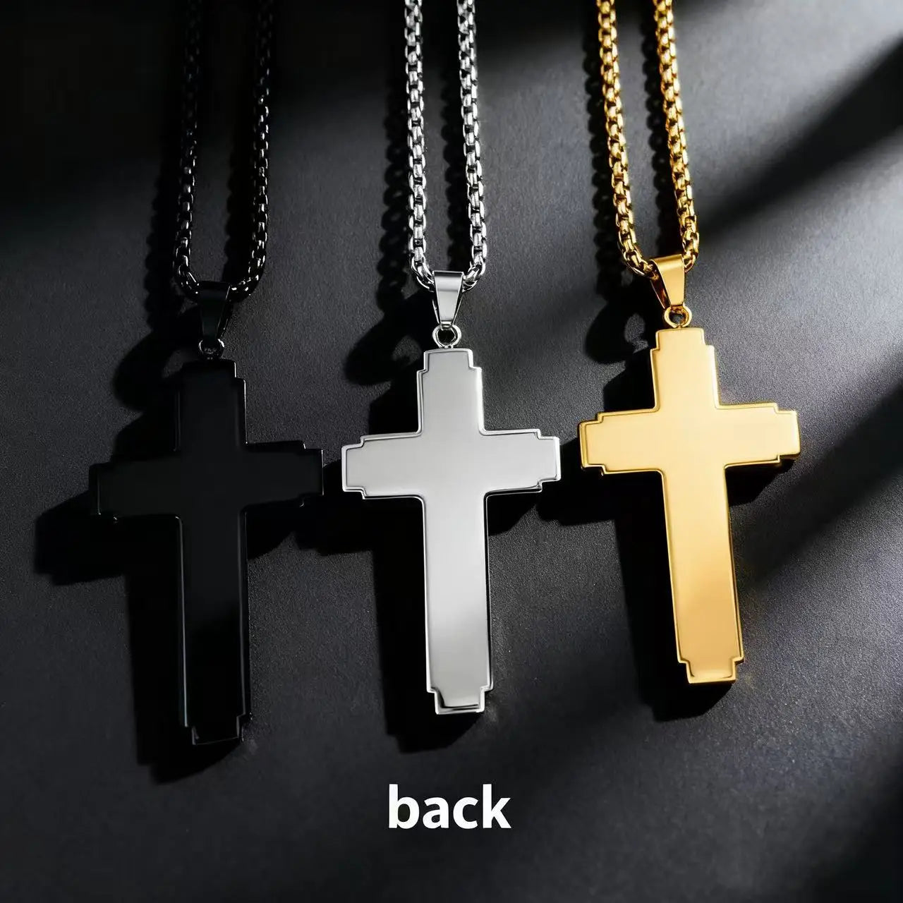 Bible Verse Cross Pendant Necklace