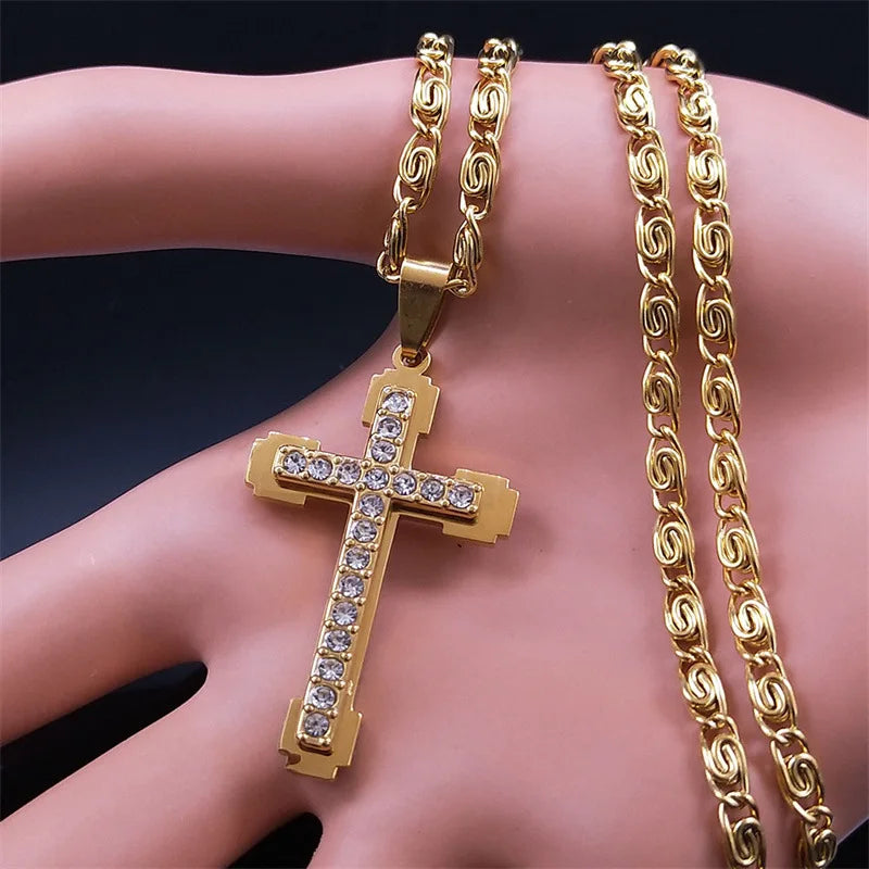 Luxury Cross Necklace Pendant